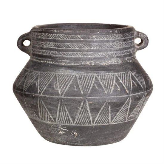 Aztec Ola Vase Grey 24cm - VS027
