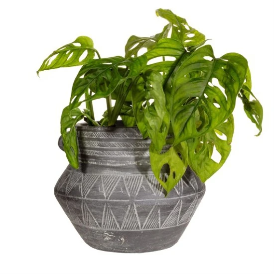 Aztec Ola Vase Grey 24cm - VS027