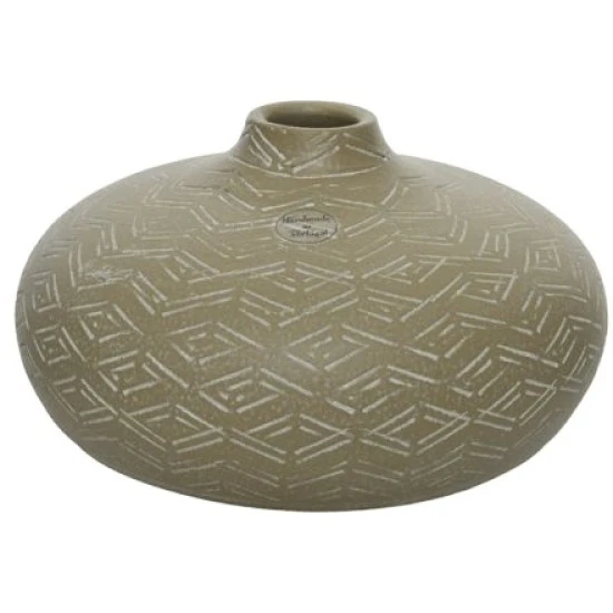 Bloomville Beige Terracotta Vase 14cm - VS020 9A