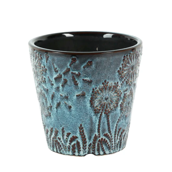 Cairns Plant Pot Cover Blue 19cm - POT005 