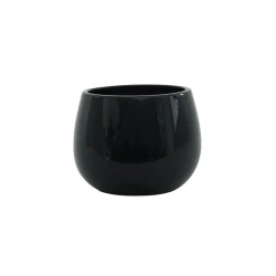 London Plant Pot Cover Black Gloss 11cm - POT012 COMING SOON