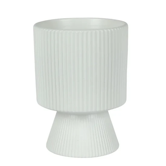 Oslo Plant Pot Cover Matt White 22.5cm - POT014 COMING SOON