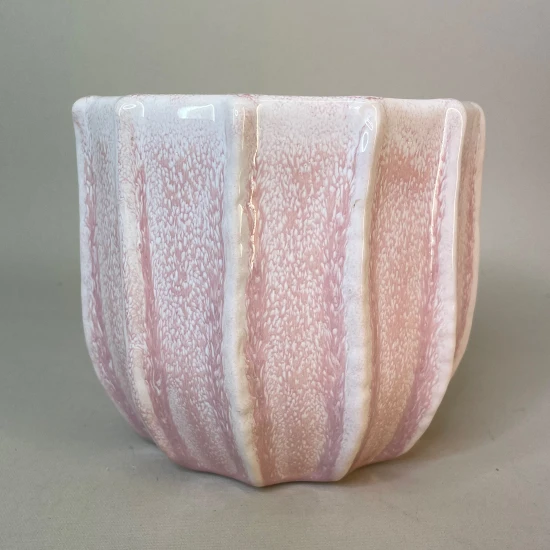 Porto Plant Pot Cover Blush Pink 13cm - POT016 1C