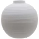 Tiber Matt White Ceramic Vase 28cm - VS034