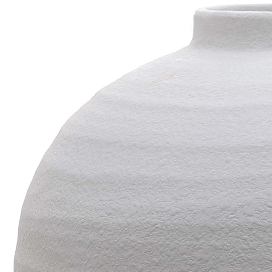 Tiber Matt White Ceramic Vase 28cm - VS034