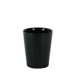 Vienna Ceramic Plant Pot Cover Black Gloss 12cm - POT022 COMING SOON