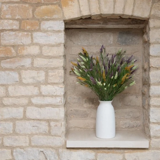 Zen Slim White Ceramic Vase 30cm - VS089 1D