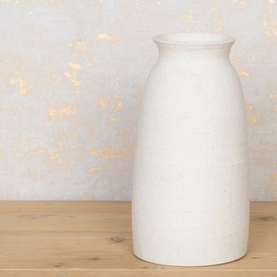 Zen Slim White Ceramic Vase 30cm - VS089 1D