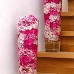 40cm x 18cm Clear Glass Cylinder Vase - GL074 7A
