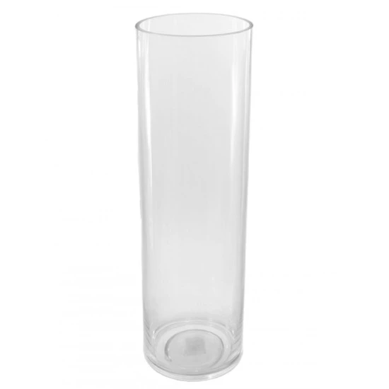 70cm x 20cm Clear Glass Cylinder Vase - GL002 7D