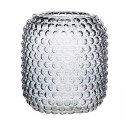 Grey Glass Bobble Vase 20cm - GL010 3A