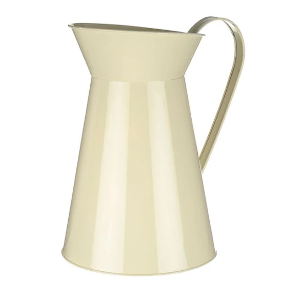 29cm Cream Enamel Jug - CJ001 10D