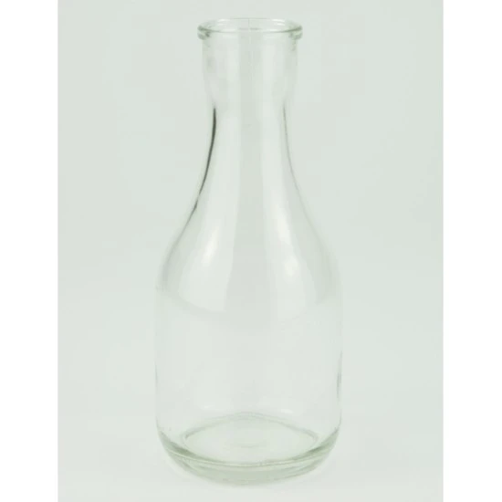 Home Store Clear Glass Bottle Flower Vase 16cm - VS043 9B