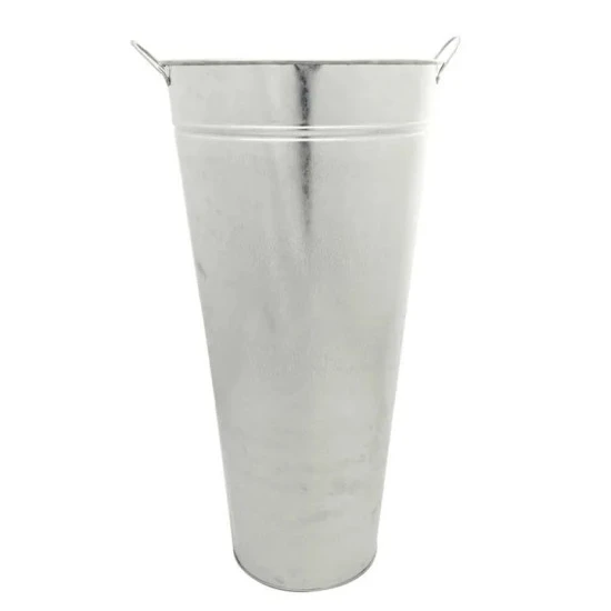55cm Galvanised Flower Vase - GAL016