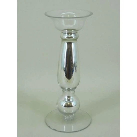 Silver Glass Candlestick - ACC010 6C