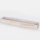 White Washed Wooden Trough 52cm -  BOX010 BC