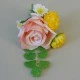 Buttermere Faux Flowers Boutonniere - BUT003