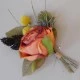 Harvest Moon Buttonholes Burnt Orange - BH015