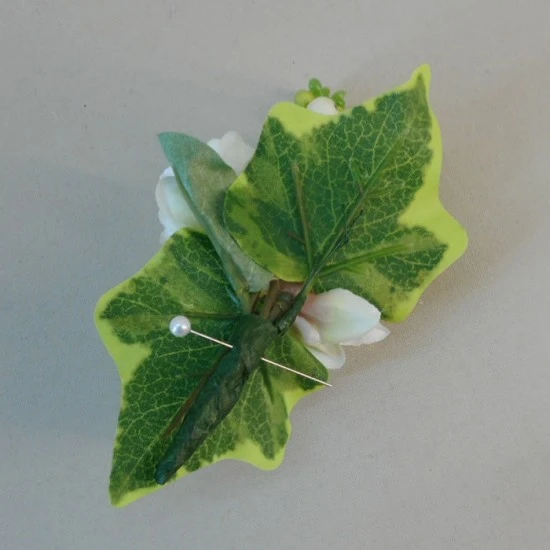 Loweswater Faux Flowers Boutonniere Cream - LOW003