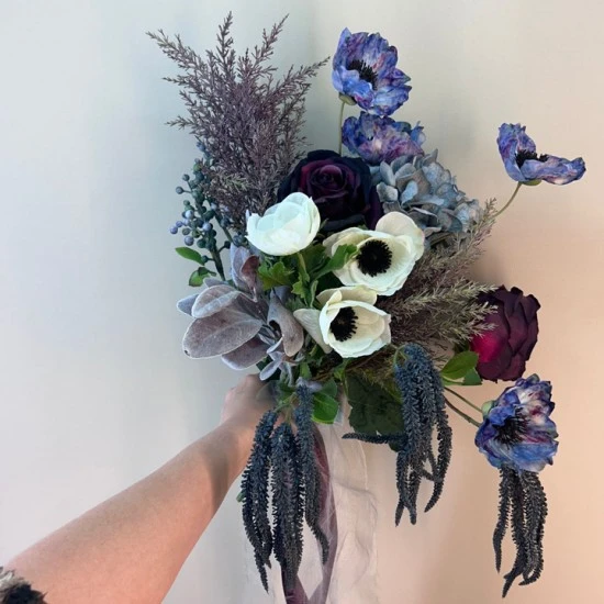 Aurora Faux Flowers Elopement Bouquet - AURO01