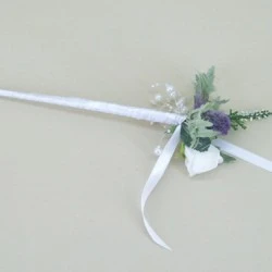 Memory Lane Thistle Bridesmaid Flower Wand - ADEC02z
