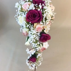 Artificial Flowers Wedding Bouquet Abi - ABI002