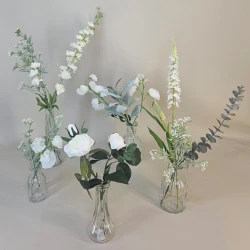 Bud Vase Wedding Centrepiece or Table Runner | Centerpiece Flower Arrangement - WED001