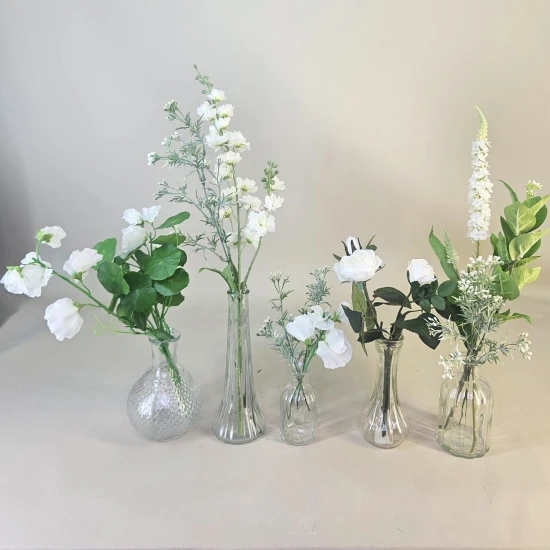 Bud Vase Wedding Centrepiece or Table Runner | Centerpiece Flower Arrangement - WED002