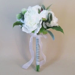 Alicia Peonies Wedding Bouquet White 32cm - P210 II3