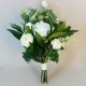 Loweswater Faux Flowers Wedding Bouquet Bridesmaid Cream - LOW002